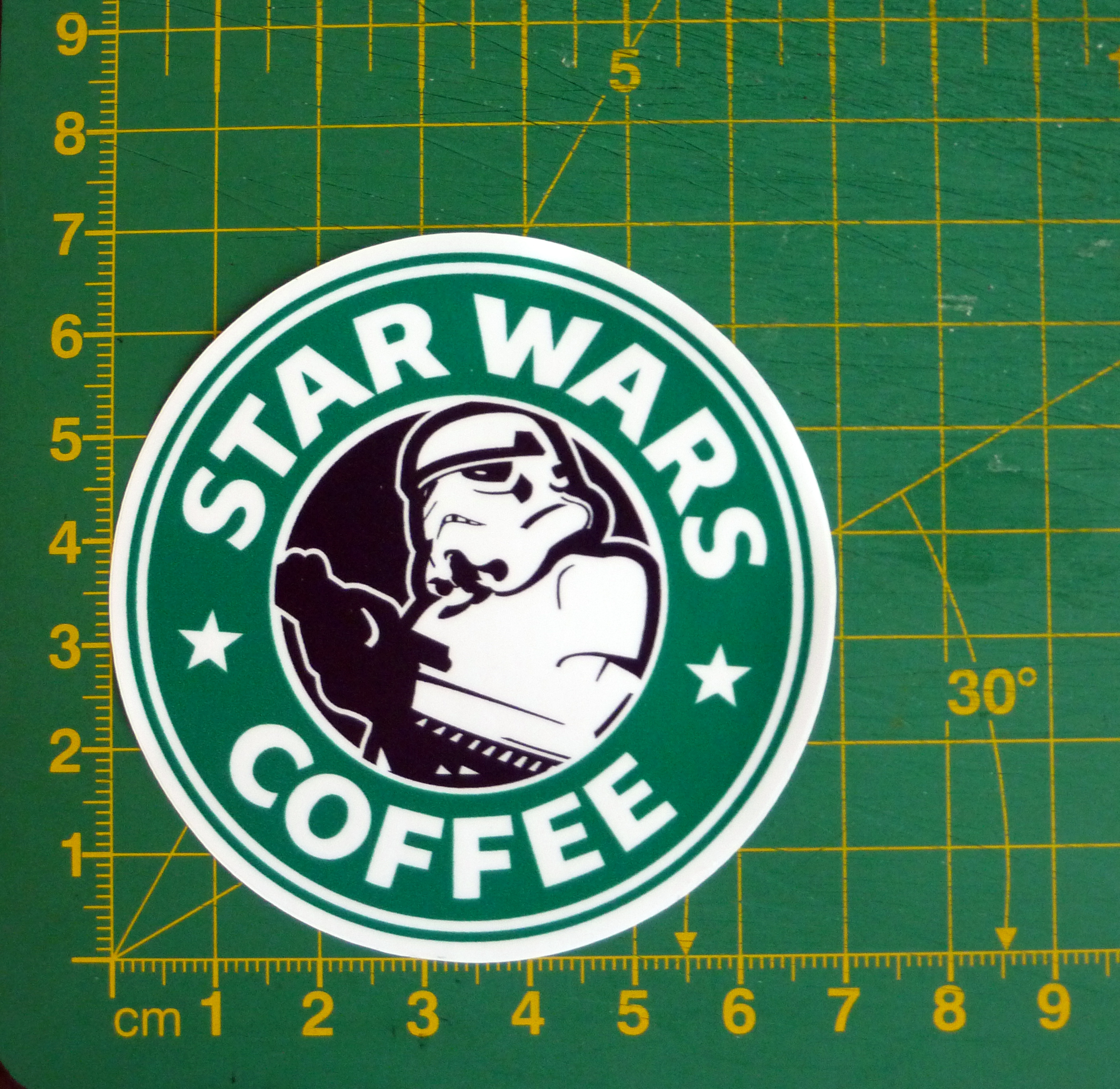 star wars coffee sticker